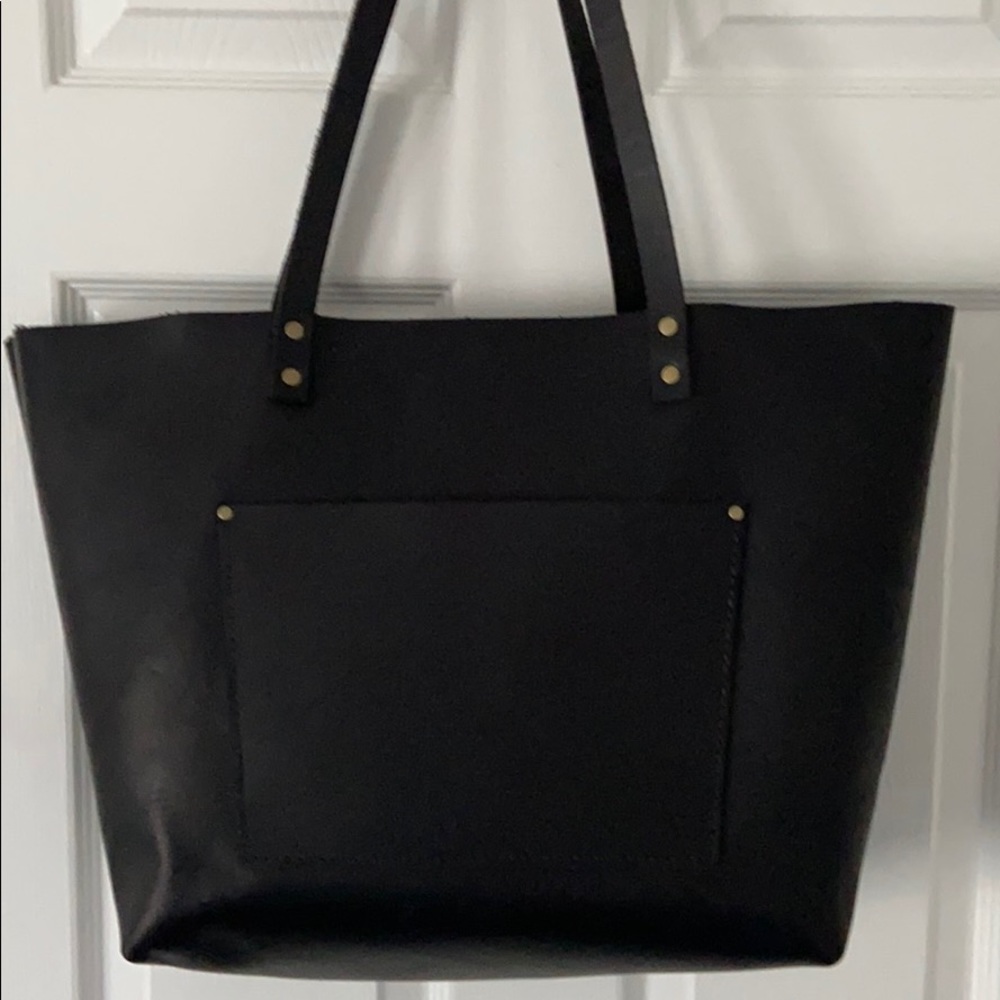 Large Portland leather tote